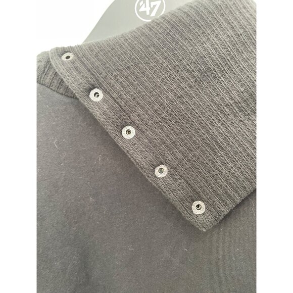 Studio Park x Shawn Killinger Regular Sweatshirt Dress Women L Black Cozy Staple - Picture 6 of 10